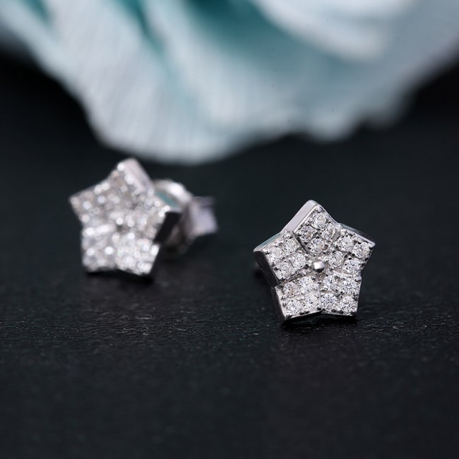 Bông tai bạc Edna Love   3