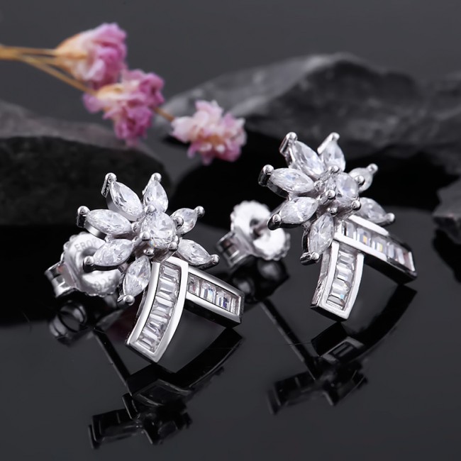 Bông tai bạc Great Love 3