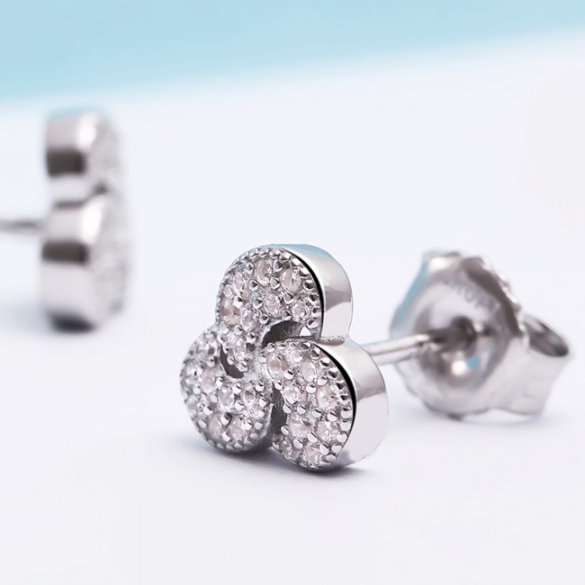 Bông tai bạc Propeller 3