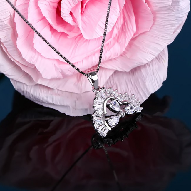 Mặt dây chuyền bạc Fortune Love 3