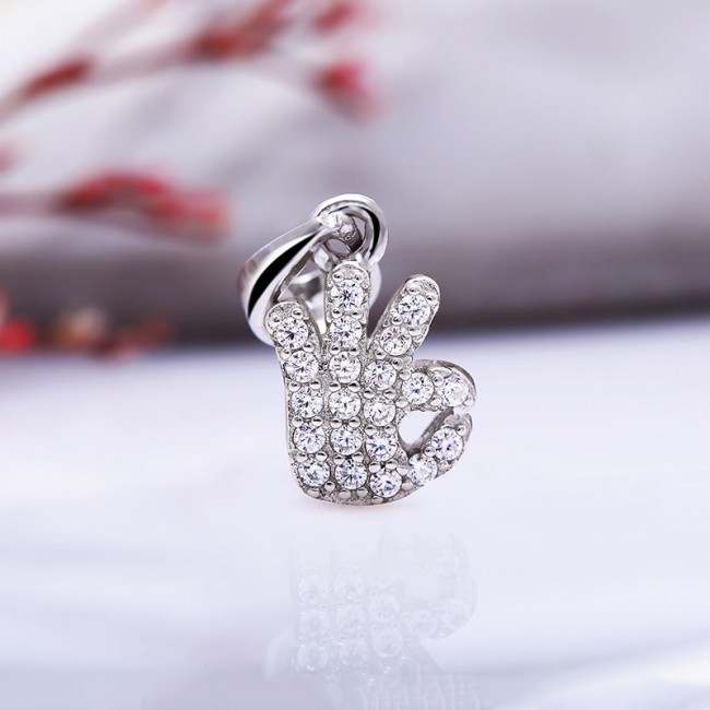 Mặt dây chuyền bạc Xine Love3