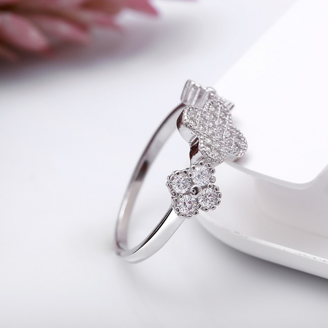 Nhẫn bạc Baby Flower 3