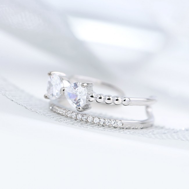 Nhẫn bạc Little Bow 3