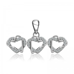 Bộ trang sức bạc Sofia Love 