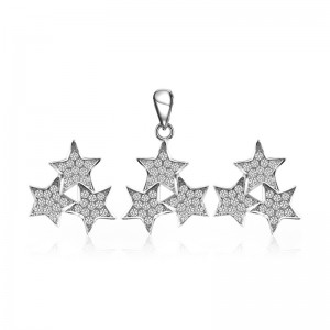 Bộ trang sức bạc Three Star 