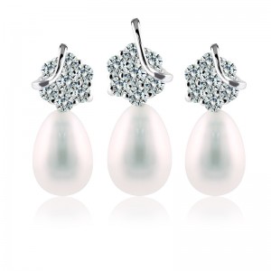 Bộ trang sức bạc Twinkle Pearl