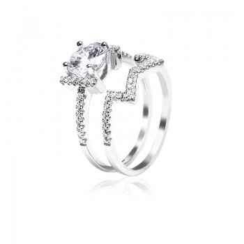 Nhẫn bạc Anna Luxury