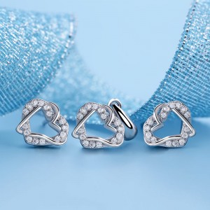 Bộ trang sức bạc Sofia Love 