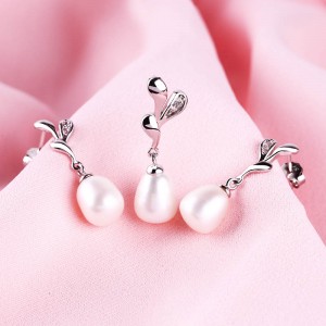 Bộ trang sức bạc The Teardrop Pearls