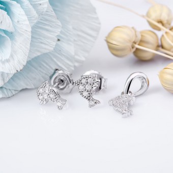 Bộ trang sức bạc Beauty Dolphin