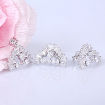 Bộ trang sức bạc Beauty Manini 