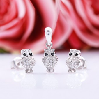 Bộ trang sức bạc Beauty Owl