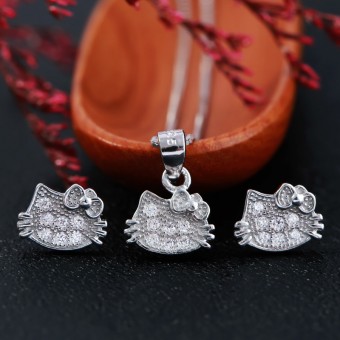  Bộ trang sức bạc Crystal Like      