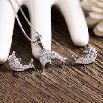 Bộ trang sức bạc Dolphin