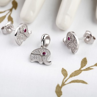 Bộ trang sức bạc Elephant