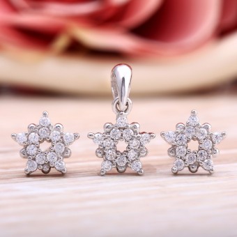 Bộ trang sức bạc Ely Shine