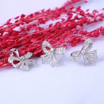 Bộ trang sức bạc Emmia Bow