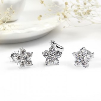 Bộ trang sức bạc Flawless Love 