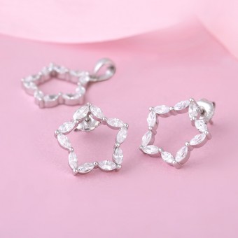 Bộ trang sức bạc Grace Star