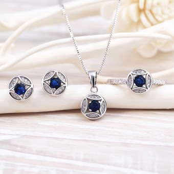 Bộ trang sức bạc Hana Like   