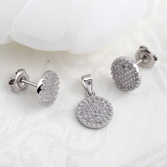 Bộ trang sức bạc Hebel Circle 