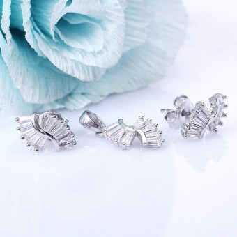 Bộ trang sức bạc Kiera Love