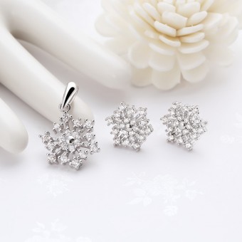 Bộ trang sức bạc Little Snowflake