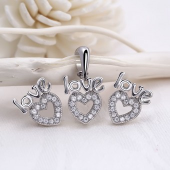 Bộ trang sức bạc Lizzie Love