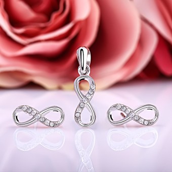 Bộ trang sức bạc Love Eight 