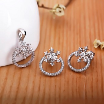 Bộ trang sức bạc Maia