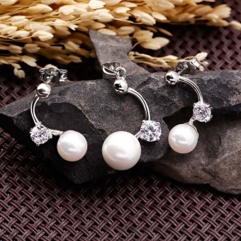 Bộ trang sức bạc ngọc trai You Think