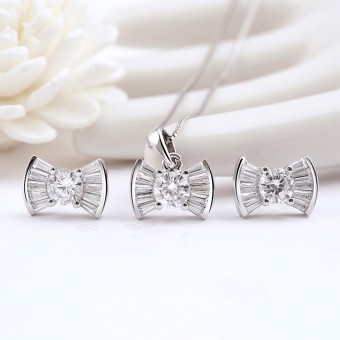 Bộ trang sức bạc Pretty Bow