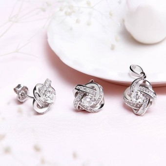 Bộ trang sức bạc Shining Love  