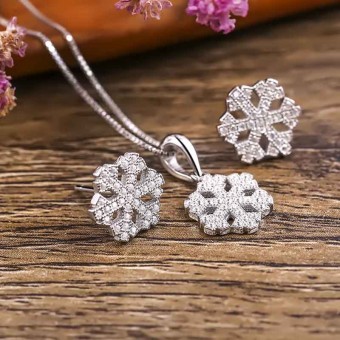 Bộ trang sức bạc Snowdrop