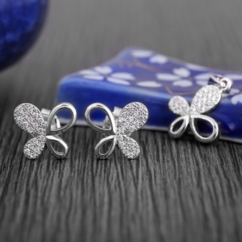 Bộ trang sức bạc Syndey Butterfly 
