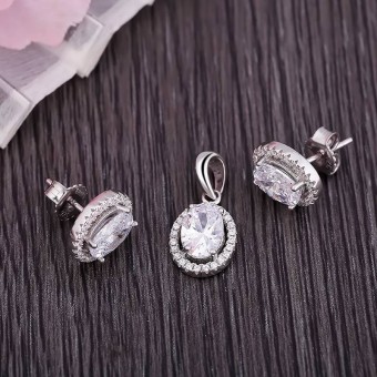 Bộ trang sức bạc Titan 