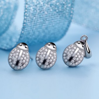 Bộ trang sức bạc Ladybug 