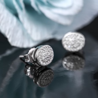 Bông tai bạc Nuada Love   