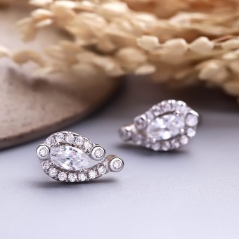 Bông tai bạc Cosy Love
