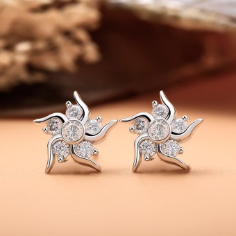 Bông tai bạc Favour Love 