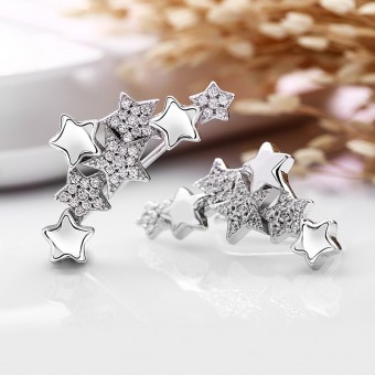 Bông tai bạc The Star Like   