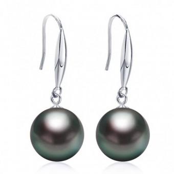 Bông tai vàng 18k ngọc trai Tahiti 8-12mm Yea