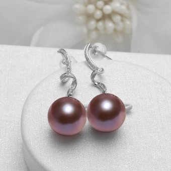 Bông tai vàng 18k ngọc trai Eliza
