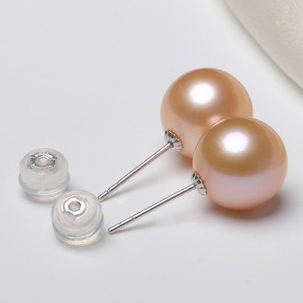 Bông tai vàng 18k ngọc trai thật 8-14mm Deri