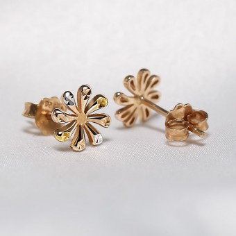 Bông tai vàng 18K Tog Flower