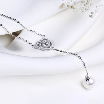 Dây chuyền bạc Princess Pearl