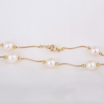 Dây chuyền vàng 14k ngọc trai Candy Love
