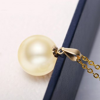 Dây chuyền vàng 18k ngọc trai Akoya Anglie 