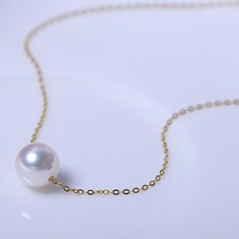 Dây chuyền vàng 18k ngọc trai biển Akoya 7.5-9.5mm Sue