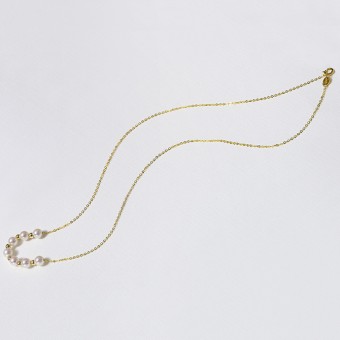 Dây chuyền vàng 18k ngọc trai Akoya Kye